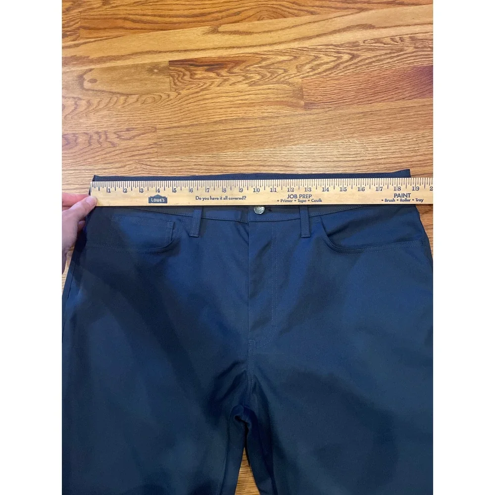 J. Crew Flex Men's Pants 36x32 Blue Grey Straight Fit Tech Performance Lot of 2